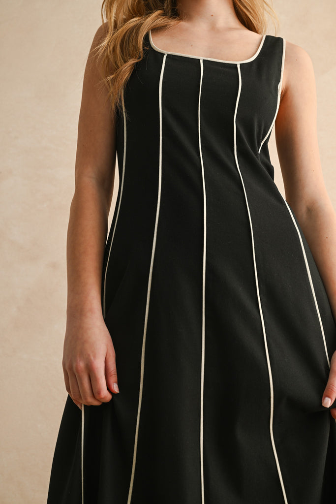Midnight Grain Maxi Dress Clothing Peacocks & Pearls Lexington