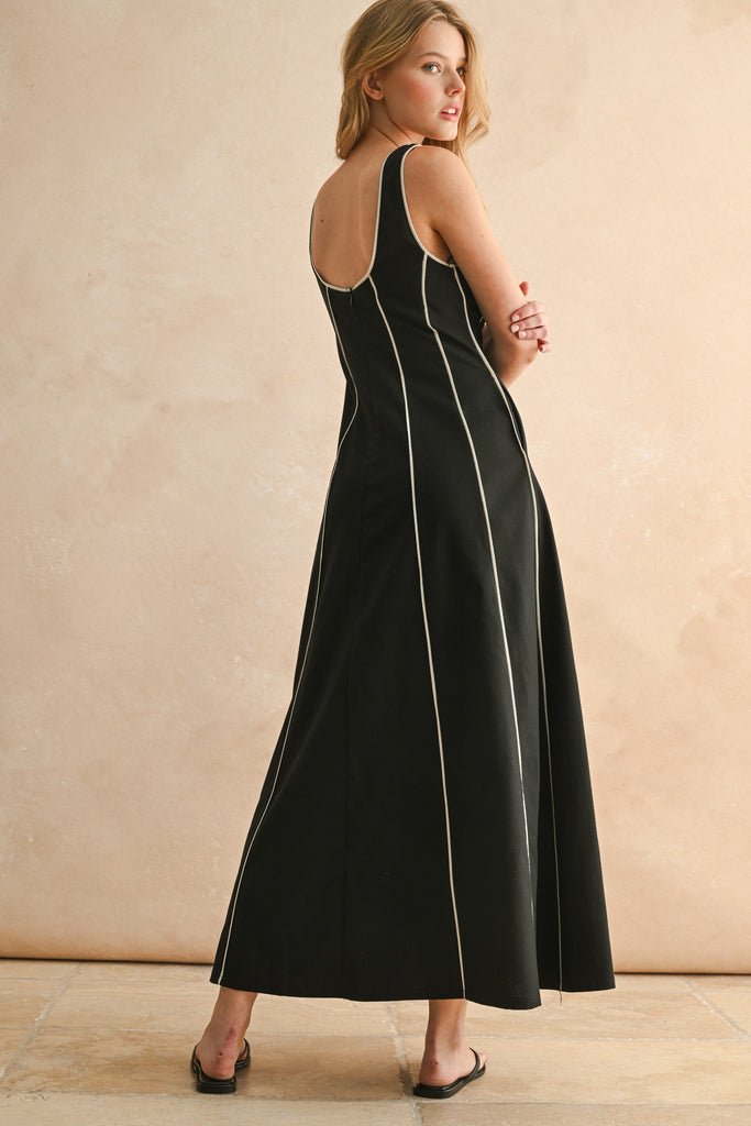 Midnight Grain Maxi Dress Clothing Peacocks & Pearls Lexington