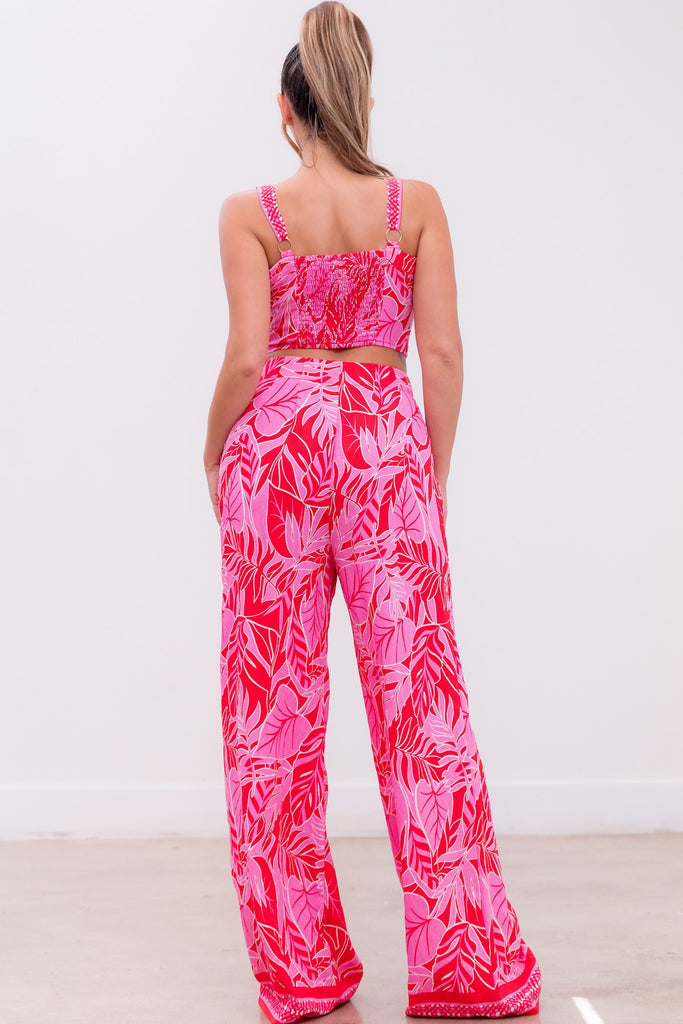 Pink Paradise Set Clothing Peacocks & Pearls Lexington