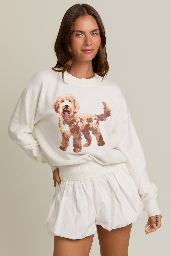 Doodle Days Sweater Clothing Peacocks & Pearls Lexington