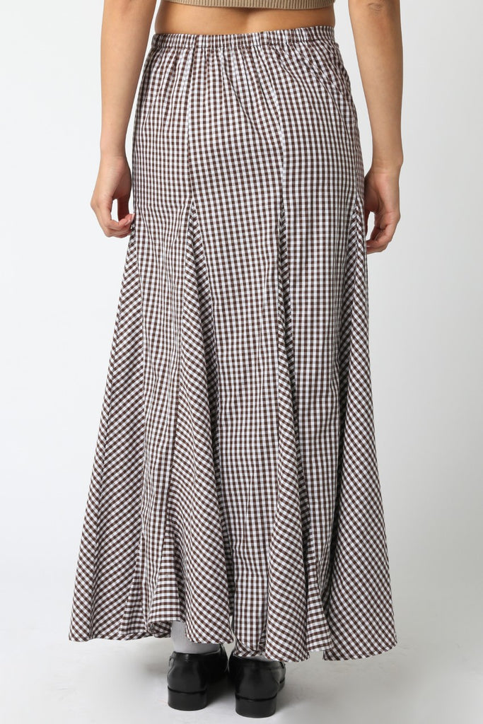 The Checkered Harvest Maxi Skirt Clothing Peacocks & Pearls Lexington