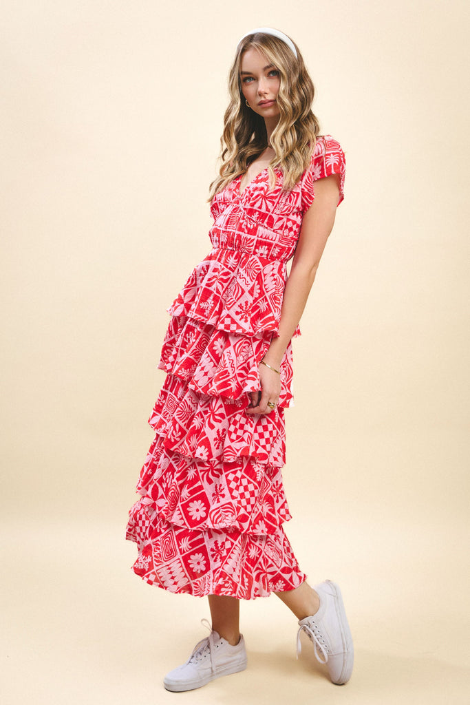 Berry Breeze Maxi Dress Clothing Peacocks & Pearls Lexington