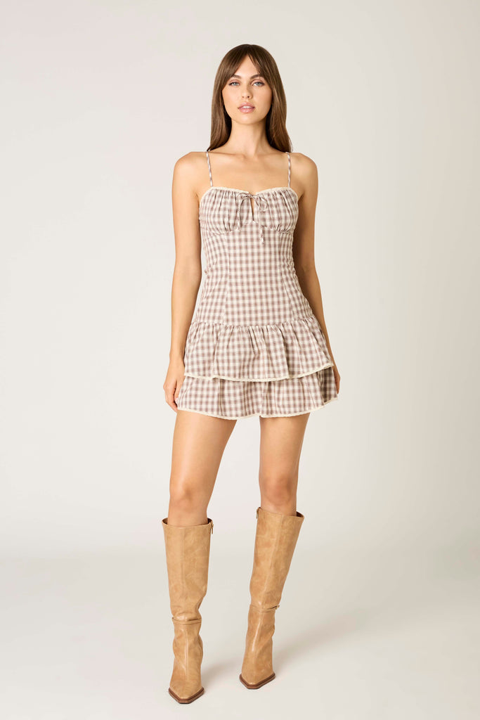 Tan & Toasted Short Dress Clothing Peacocks & Pearls Lexington