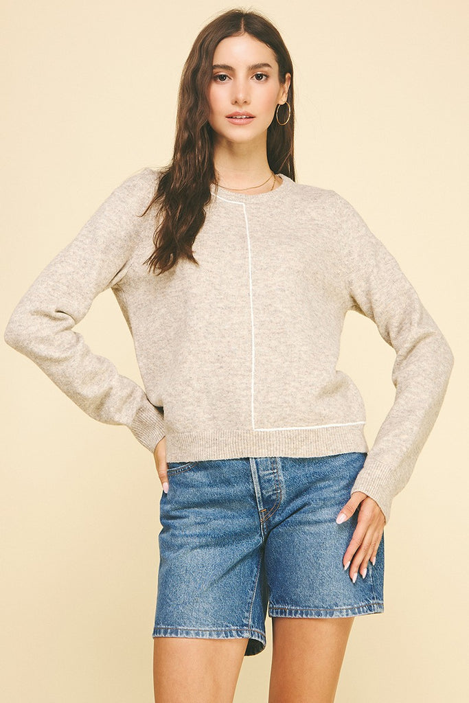 Feeling Fall Knit Sweater Clothing Peacocks & Pearls Lexington