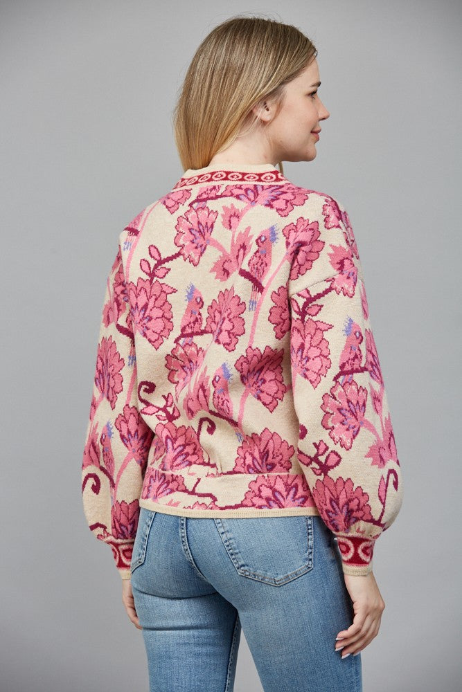 Lotus Dreams Cardigan Clothing Peacocks & Pearls Lexington