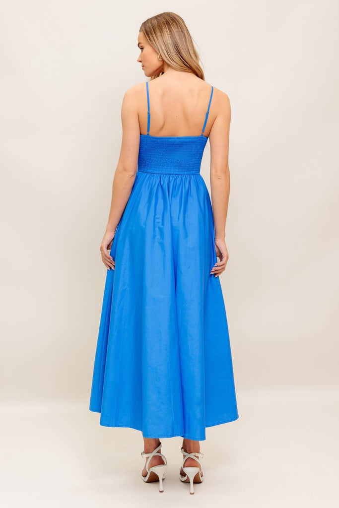 Blue By You Maxi Dress Clothing Peacocks & Pearls Lexington
