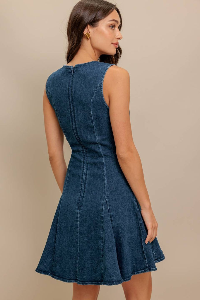 All Day Denim Dress Clothing Peacocks & Pearls Lexington