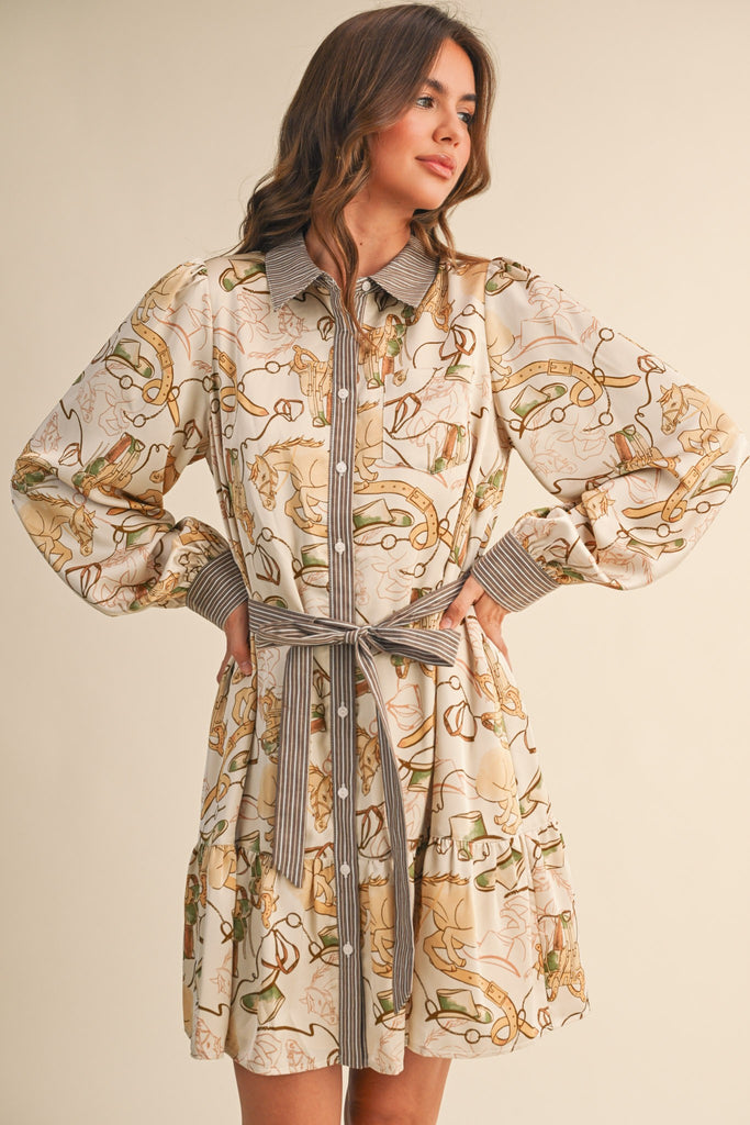 The Rustic Ruffle Dress Clothing Peacocks & Pearls Lexington