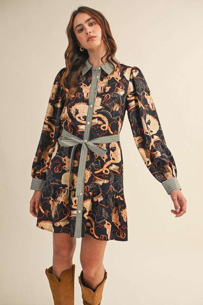 The Rustic Ruffle Dress Clothing Peacocks & Pearls Lexington