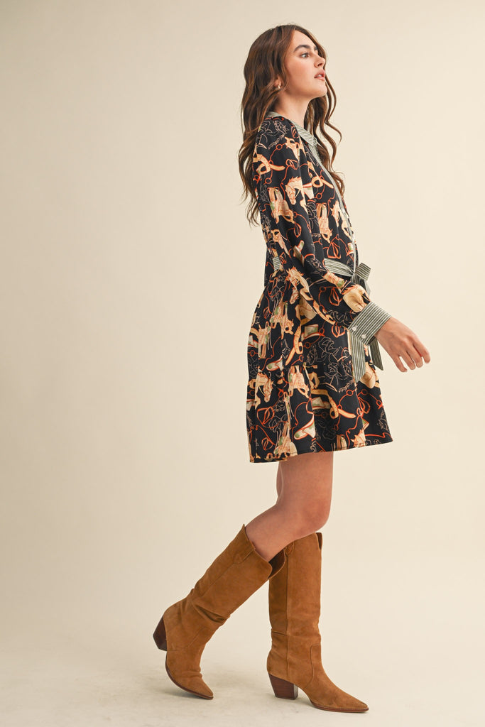 The Rustic Ruffle Dress Clothing Peacocks & Pearls Lexington