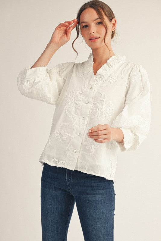 All White Everything Top Clothing Peacocks & Pearls Lexington