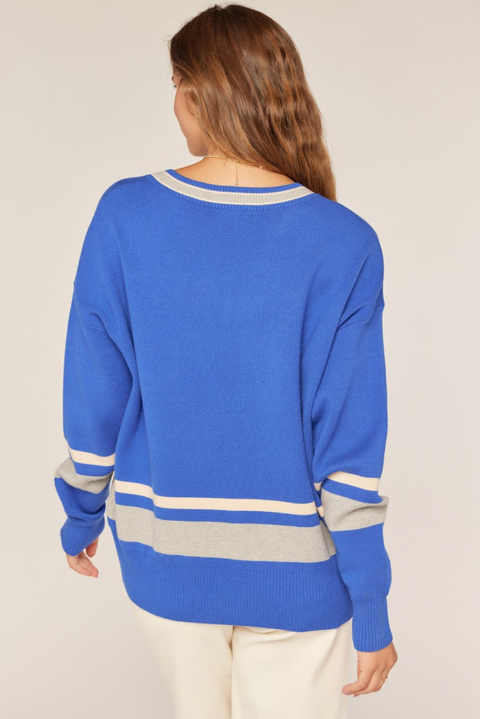 Caturday Kickoff Sweater Clothing Peacocks & Pearls Lexington