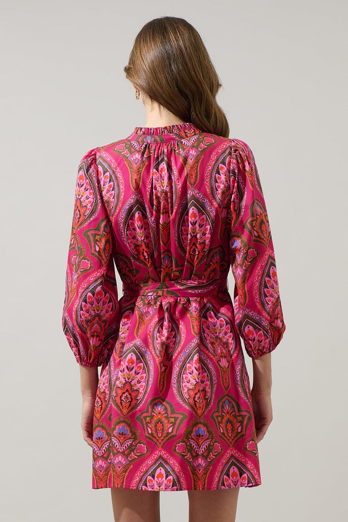 Wildflower Wine Short Dress Clothing Peacocks & Pearls Lexington