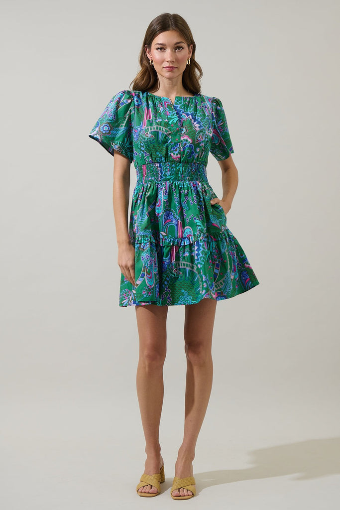 Fun In Florals Dress Clothing Peacocks & Pearls Lexington