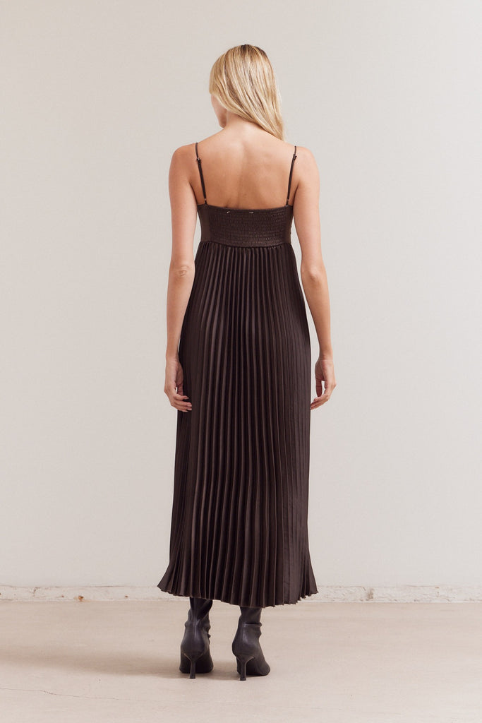 Dark Roast Maxi Dress Clothing Peacocks & Pearls Lexington