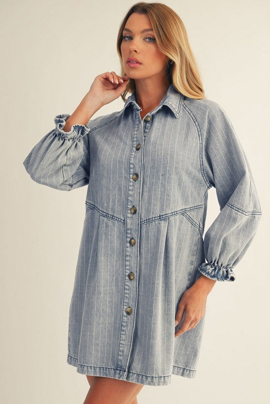 The Pinstripe Edit Dress – Peacocks & Pearls Lexington