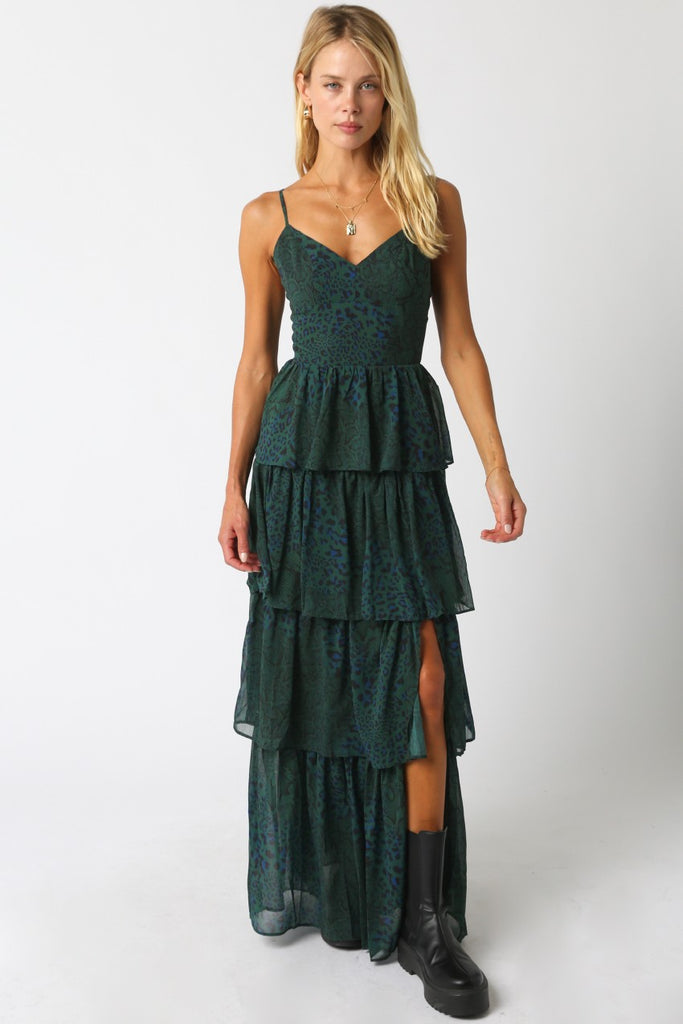 The Midnight Jungle Dress Clothing Peacocks & Pearls Lexington