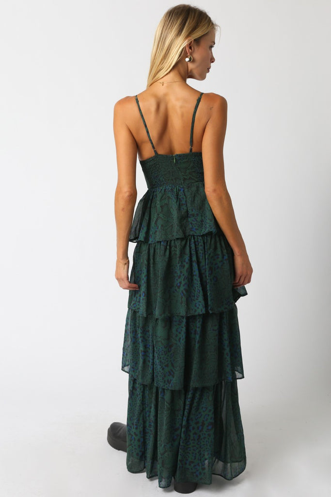 The Midnight Jungle Dress Clothing Peacocks & Pearls Lexington