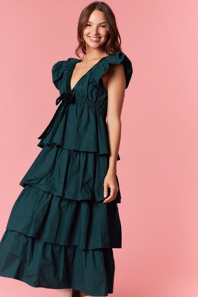 The Evergreen Noel Dress Clothing Peacocks & Pearls Lexington