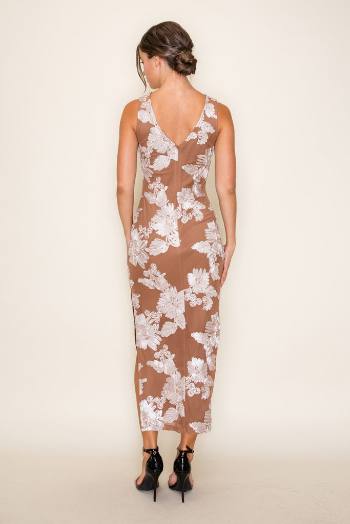 The Autumn Veil Midi Dress Clothing Peacocks & Pearls Lexington
