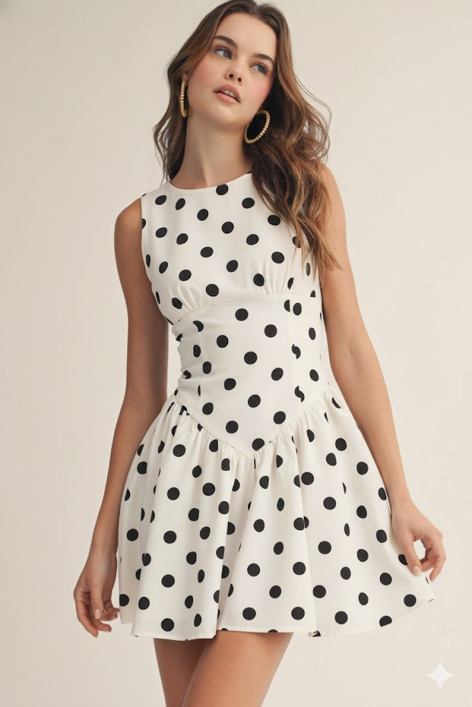 polka dot dresses Paris Dress M special occasions Ivory Spaghetti Strap Floral Color:Lake Blue Floral urban grey trousers