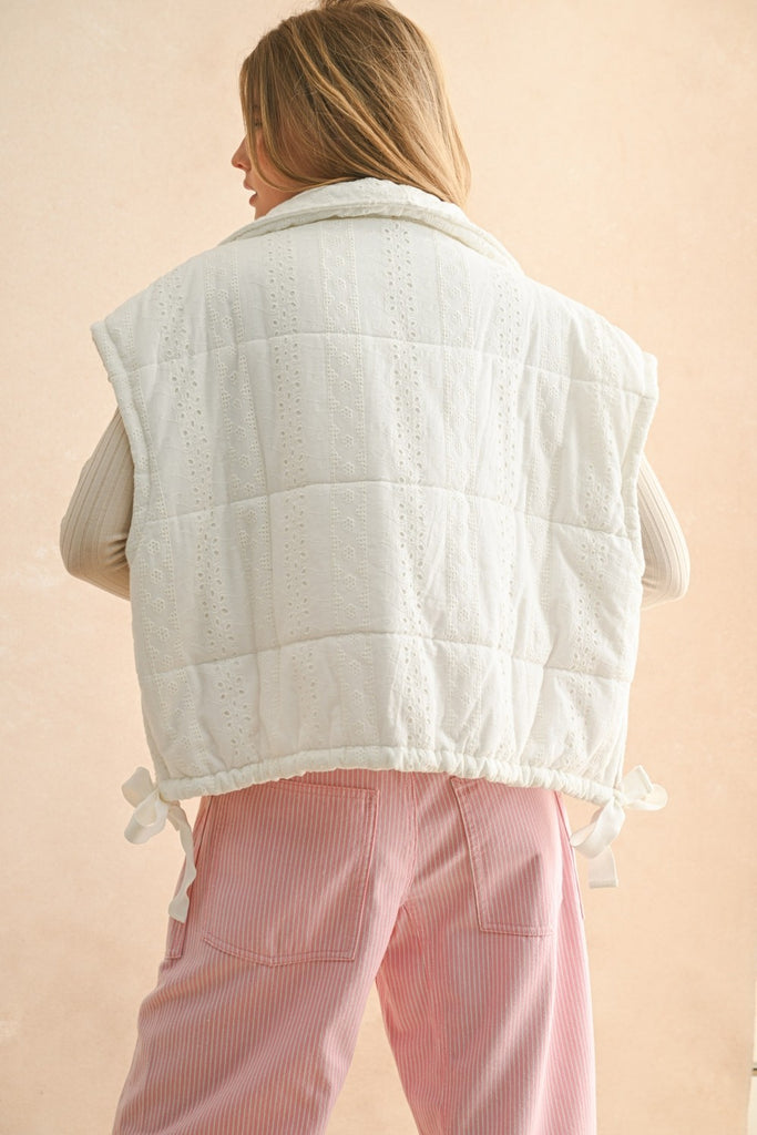 Daydream Lace Puffer Clothing Peacocks & Pearls Lexington