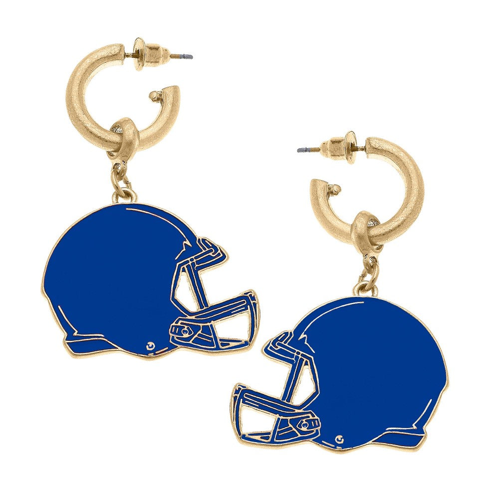 Metal Football Helmet Earring Jewelry Judson & Co   