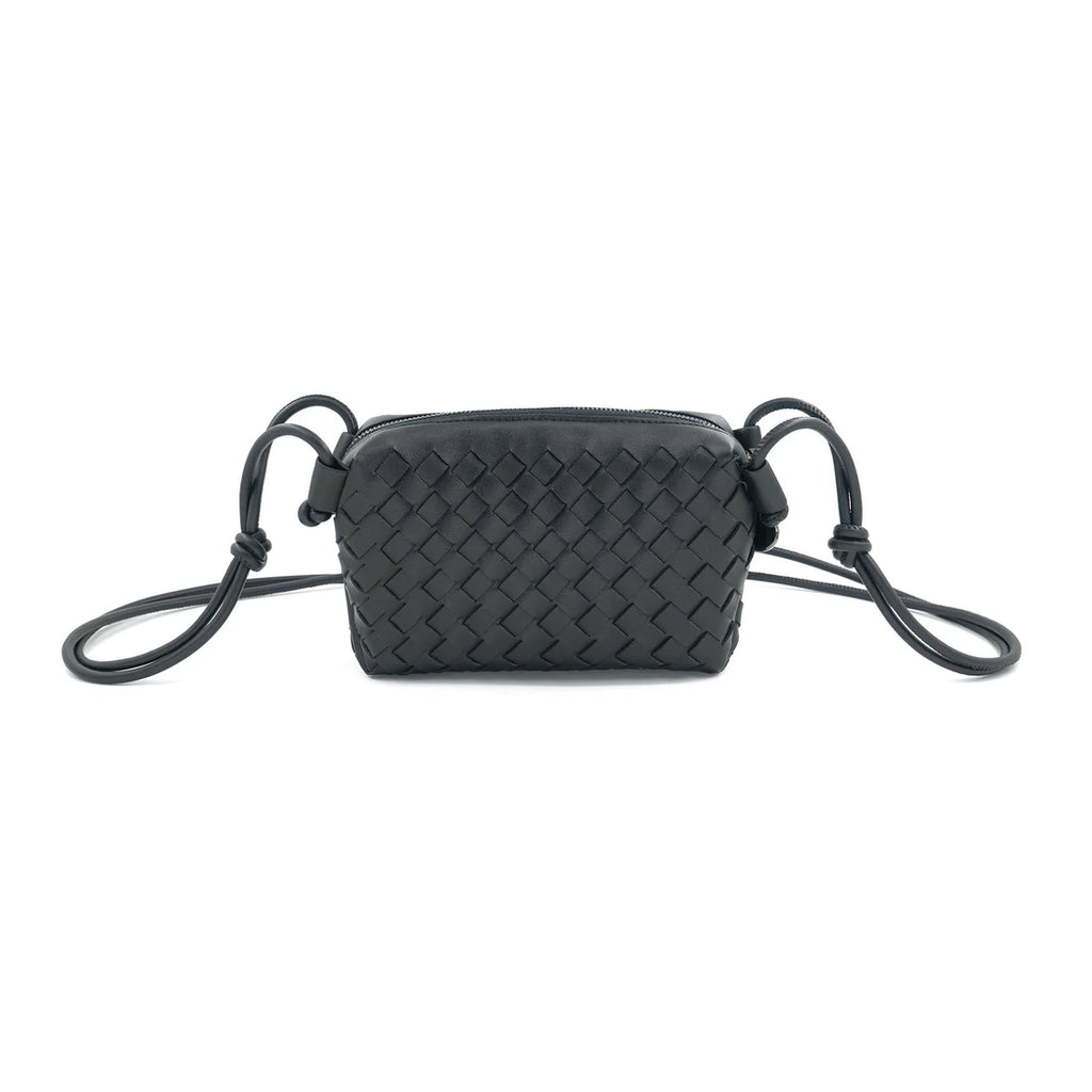 The Woven Mini Bag Accessory Peacocks & Pearls Lexington Black  