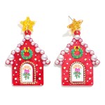 Christmas Cheer Earrings Jewelry Peacocks & Pearls Lexington Red House  