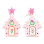 Christmas Cheer Earrings Jewelry Peacocks & Pearls Lexington Pink House  