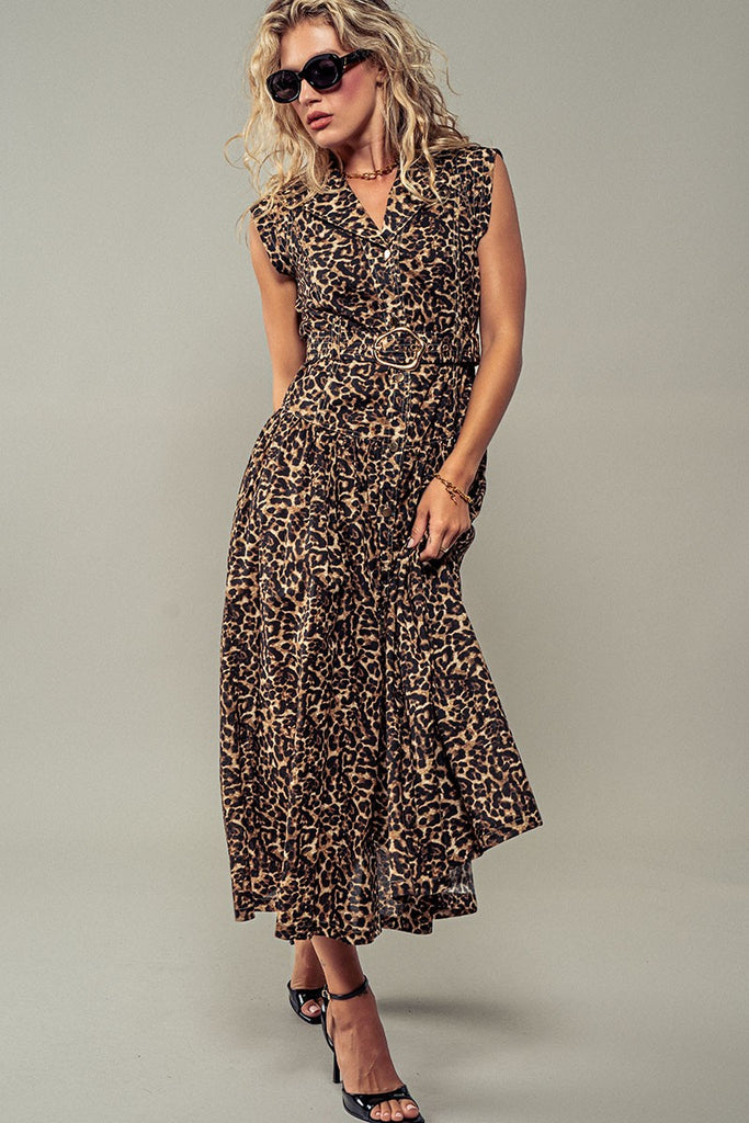 On The Prowl Midi Dress Clothing Peacocks & Pearls Lexington   