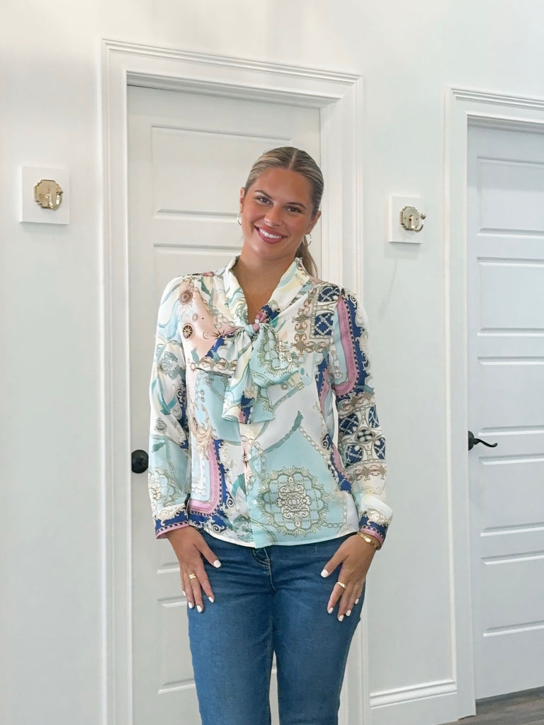 Palazzo Dreams Top Clothing Peacocks & Pearls Lexington