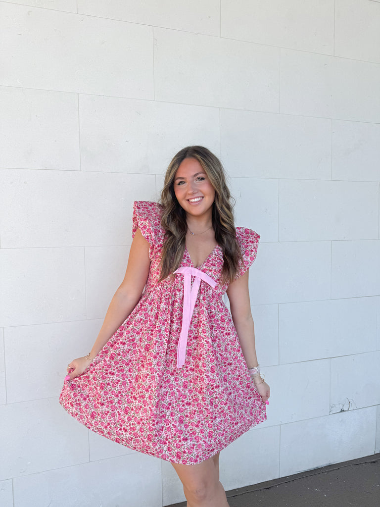 Endless Roses Bow Dress Clothing August Apparel   
