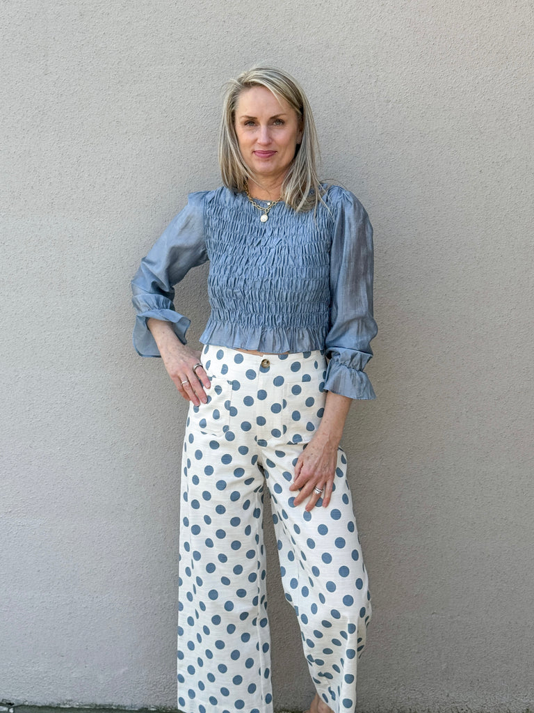 Polka Dot Drift Pants Clothing Peacocks & Pearls Lexington