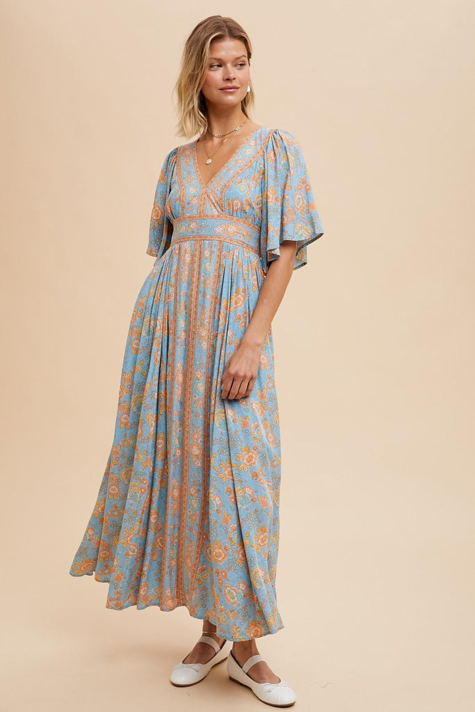 Soft Horizon Maxi Dress Clothing Peacocks & Pearls Lexington   