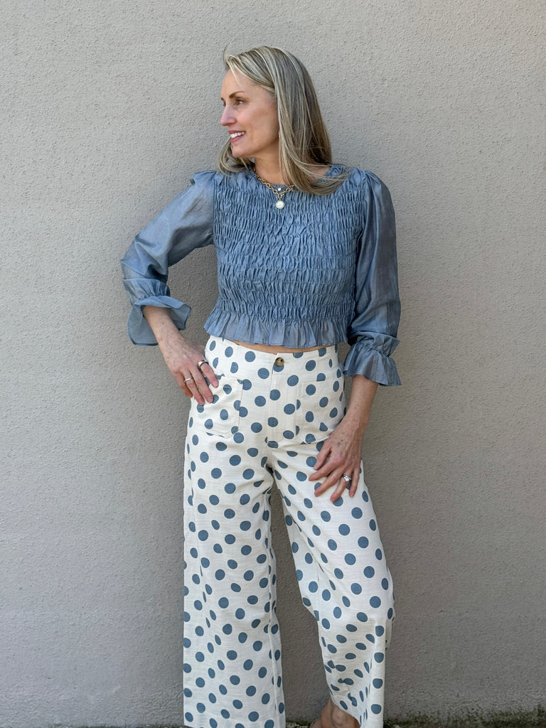 Polka Dot Drift Pants Clothing Peacocks & Pearls Lexington