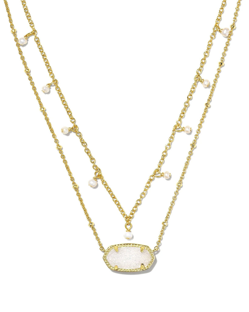 Elisa Tiny Pearl Multi Strand Necklace Jewelry Kendra Scott