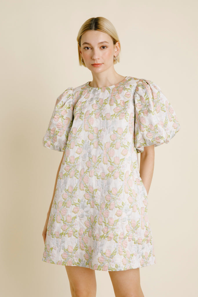 Bloom Burst Short Dress Clothing Peacocks & Pearls Lexington   