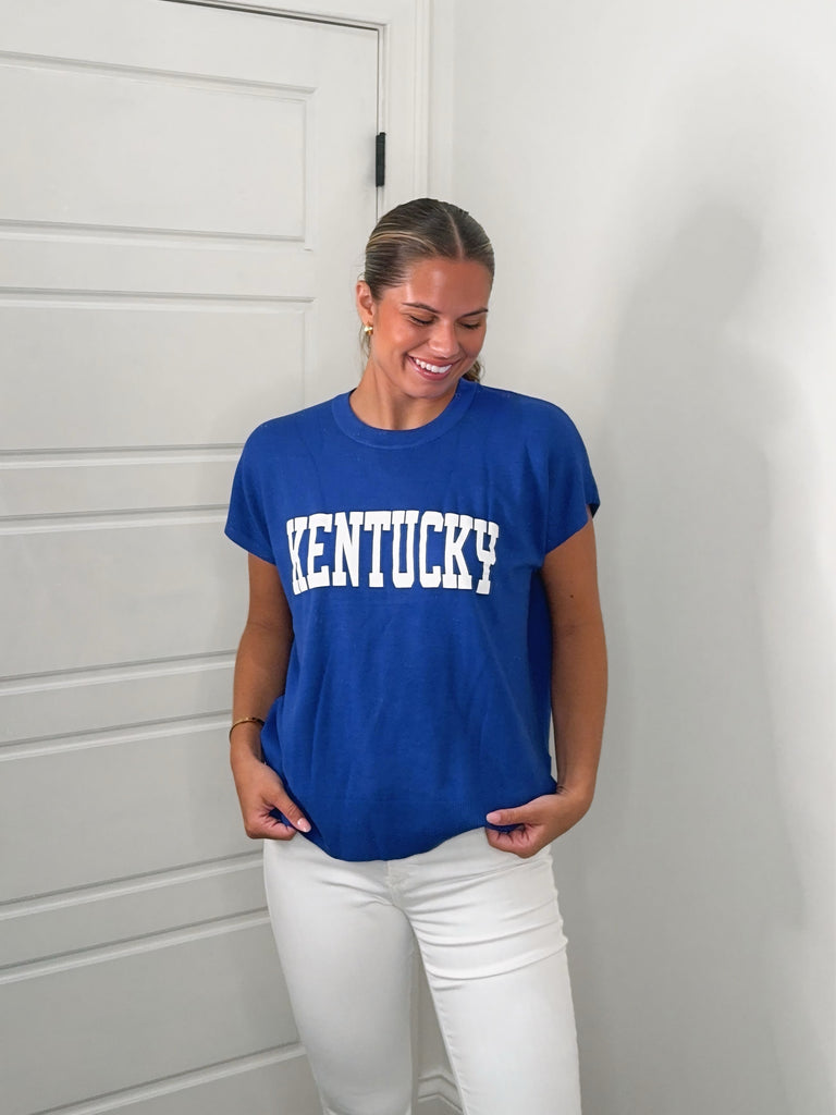 Kentucky Light Weight Jacquard Sweater Clothing Peacocks & Pearls Lexington