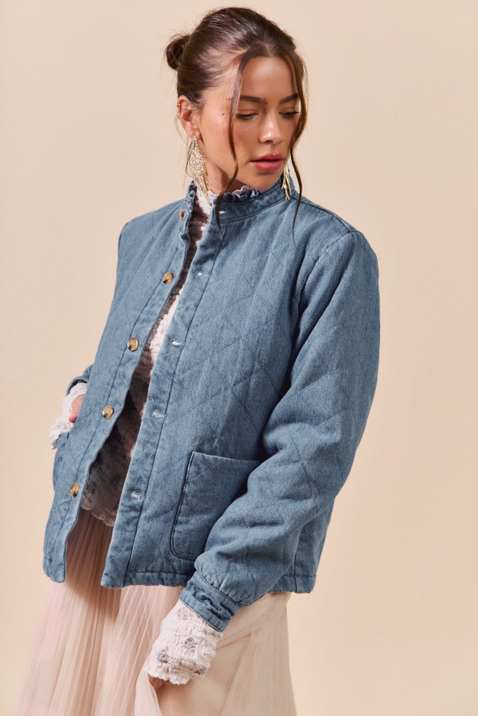 The Blue Ridge Denim Jacket Clothing Peacocks & Pearls Lexington