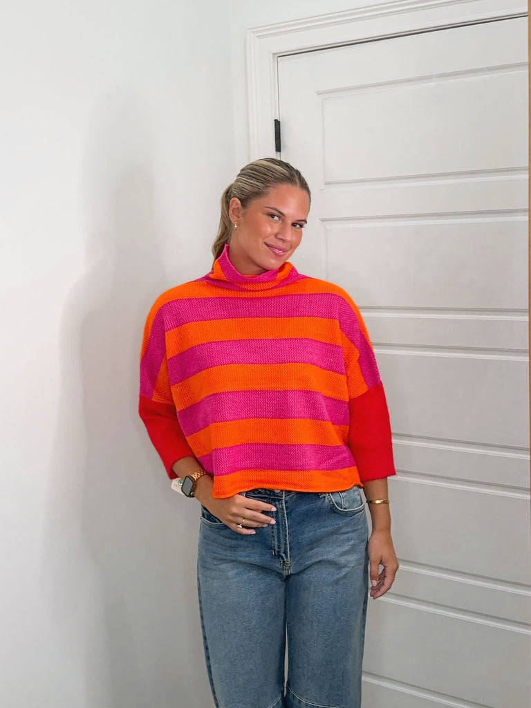 The London Striped Sweater Clothing Peacocks & Pearls Lexington