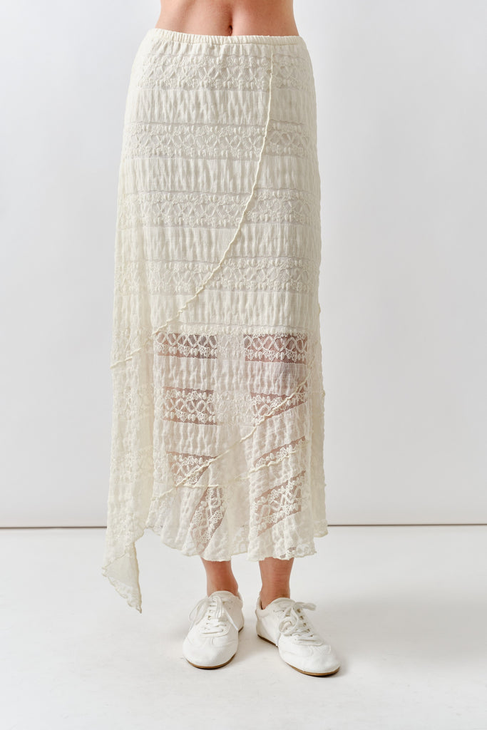 Honey Haze Lace Skirt Clothing Peacocks & Pearls Lexington