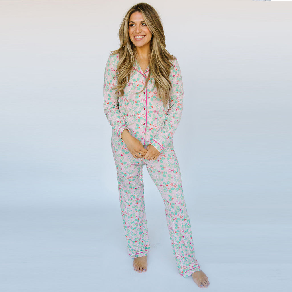 Charlotte Mistletoe Pajama Set Clothing Mary Square   
