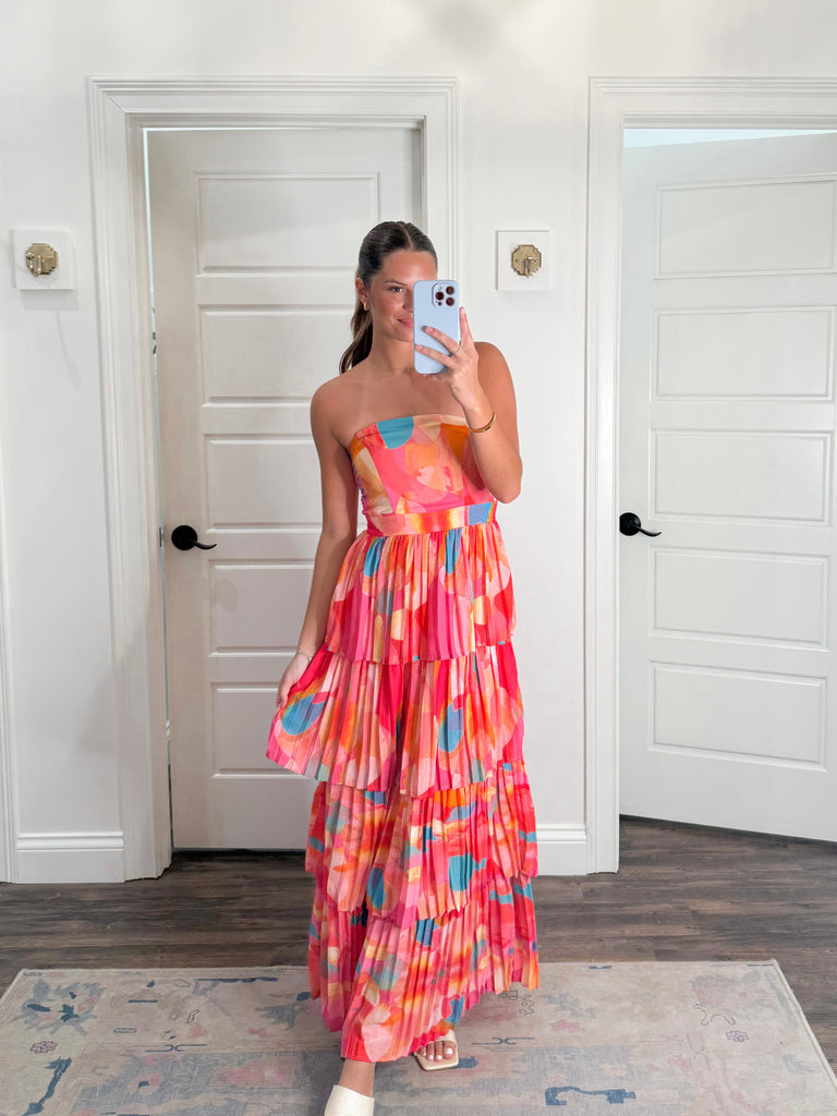 Savannahs Summer Maxi Dress Clothing Peacocks & Pearls Lexington   