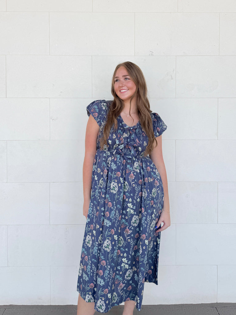 Muted In Midnight Dress Clothing Peacocks & Pearls Lexington