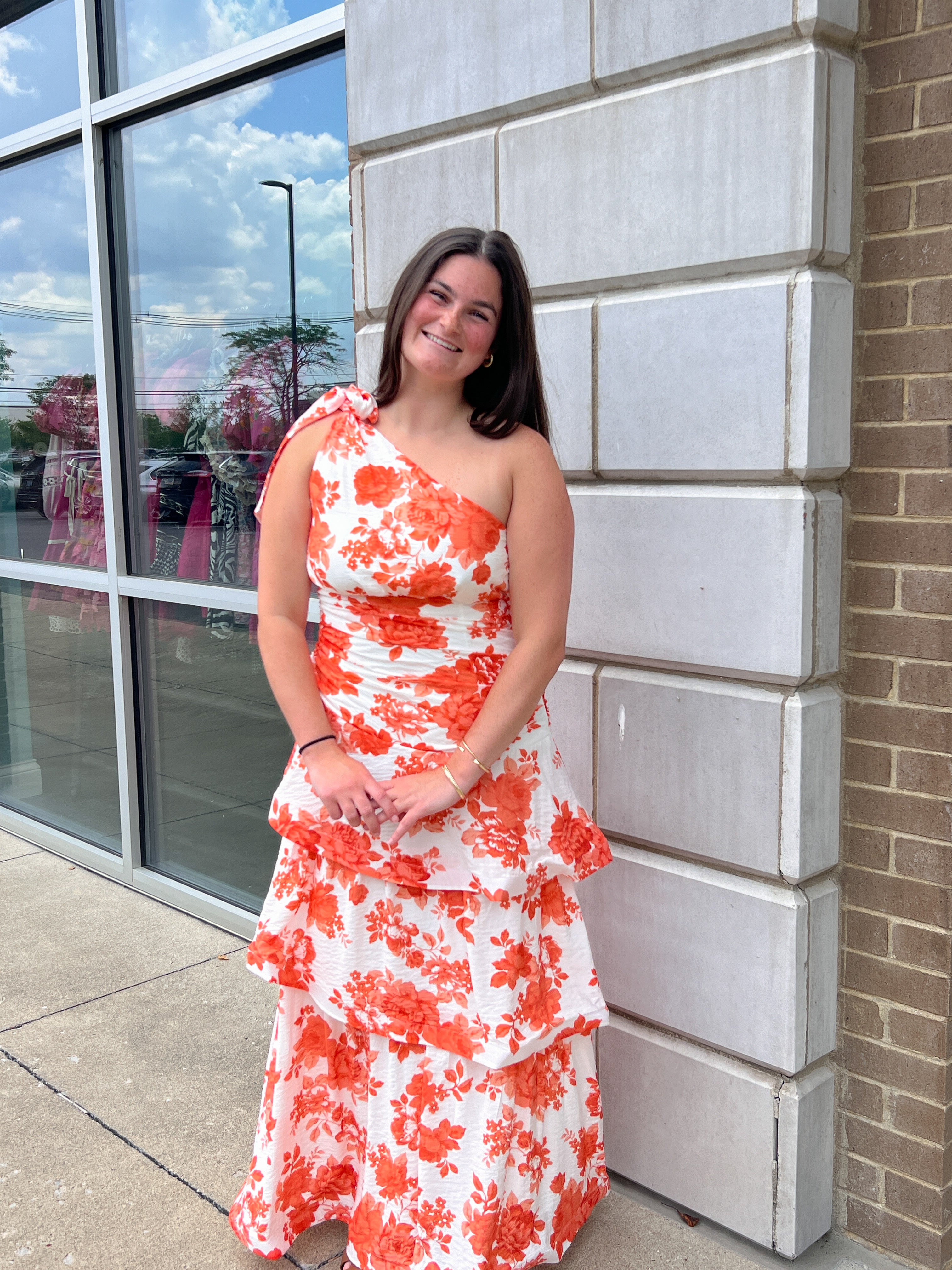 Sweet As A Peach Orange Dress Peacocks & Pearls Lexington Sweet As A Peach Orange Dress Peacocks & Pearls Lexington