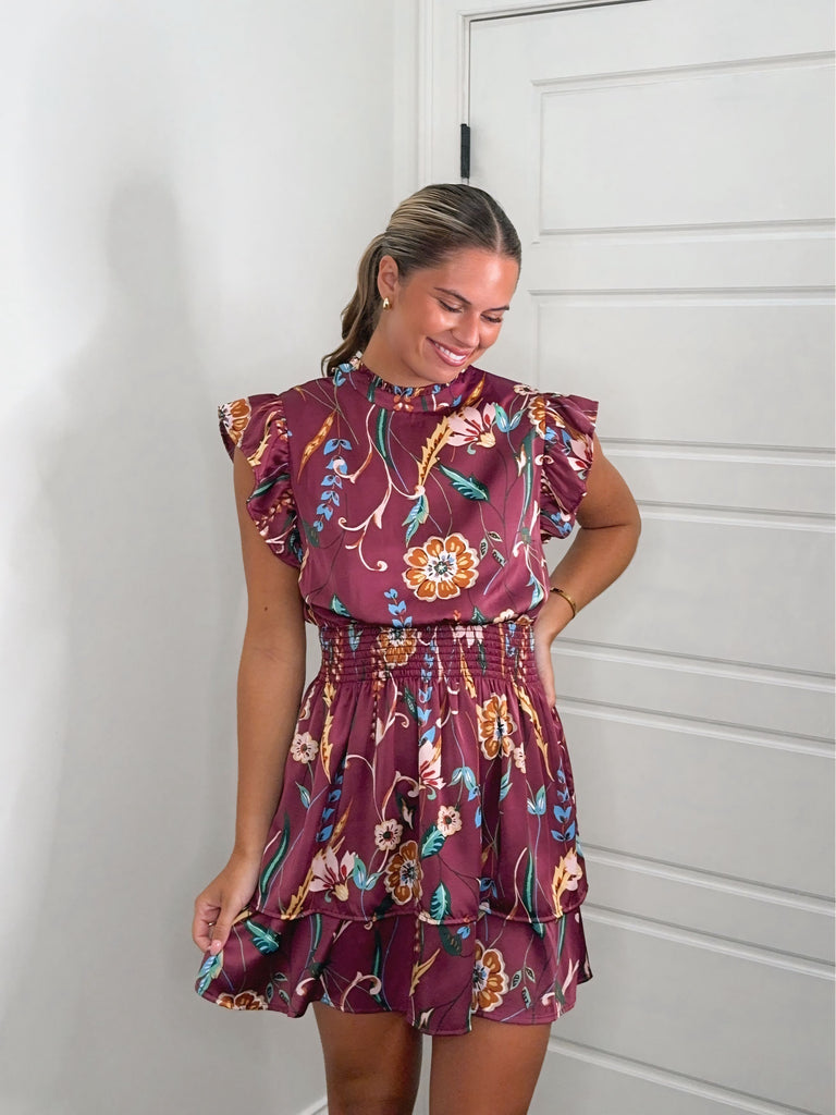 Blossom Dusk Dress Clothing Peacocks & Pearls Lexington