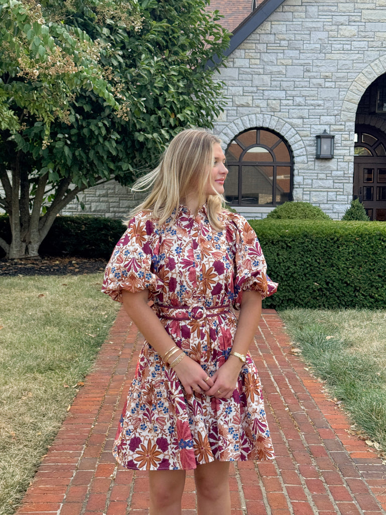 The Harvest Cream Dress Clothing Peacocks & Pearls Lexington