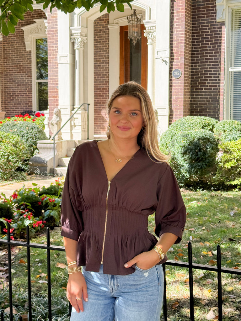 The Give Thanks Top Clothing Peacocks & Pearls Lexington