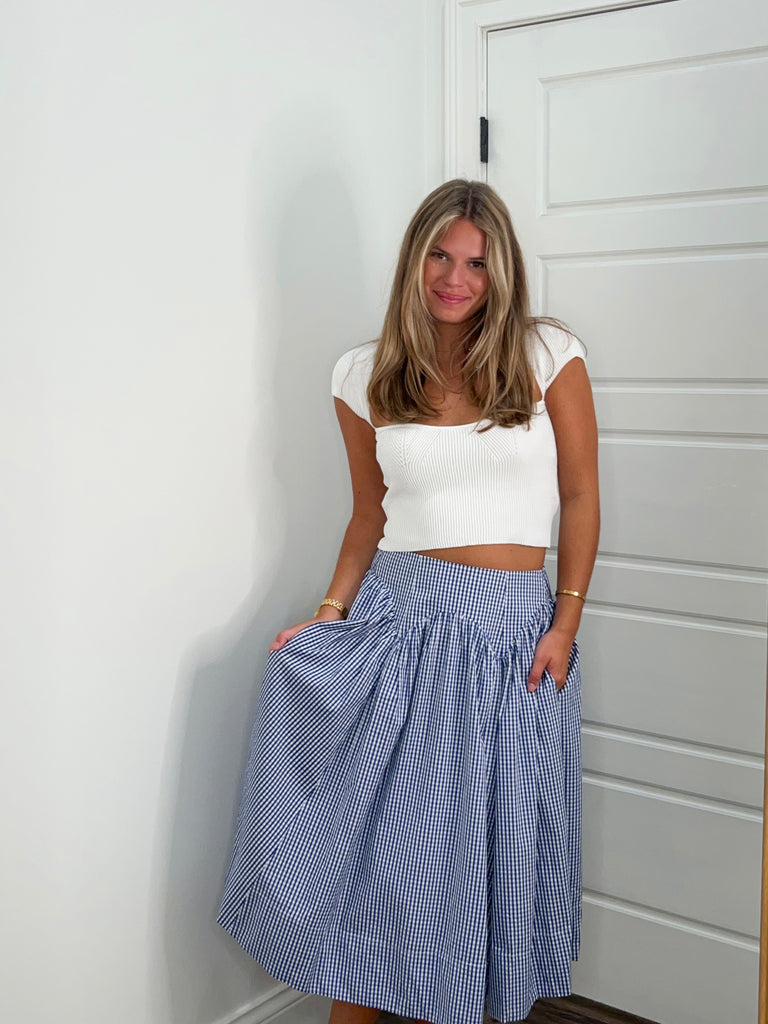 Sideline Sweetheart Skirt Clothing Peacocks & Pearls Lexington   